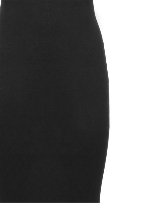 Abito donna in maglia nera Federica Tosi | FTE24AK1270002